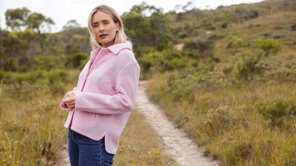 SEE SAW Jacket in Hot Pink — Diana Boutique Ladies Fashion